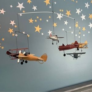 Restoration Hardware Vintage Airplane Mobile